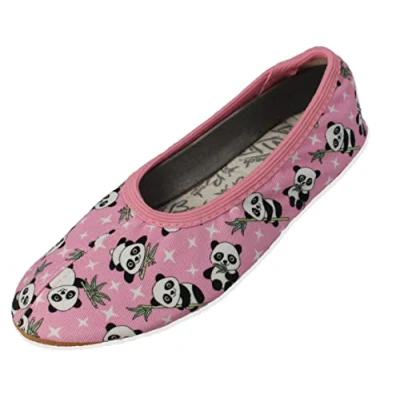 Image of Beck Pandagirl Slipper, Pink, 9 UK Child