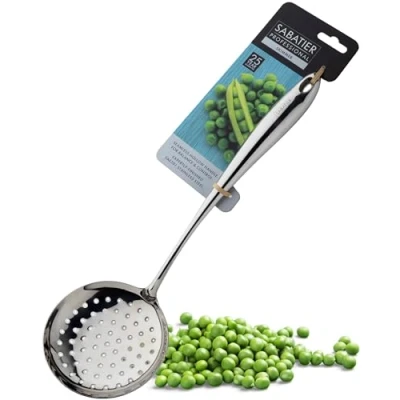 Image of Sabatier Professional Mirror Polished Stainless Steel Skimmer