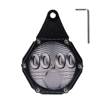 Image of qiuxiaoaa New waterproof Scooters Quad Bikes Mopeds ATV Motorcycle tax Disc Plate Holder card Carbon pattern