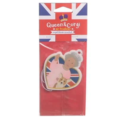 Image of Puckator Royal Bloom Queen and Corgi Air Freshener Diffuser Room Fragrance Fresheners For Home Bathroom Small Aroma Mist Scent Diffusers Odour Neutraliser Cigarette Smoke Remover