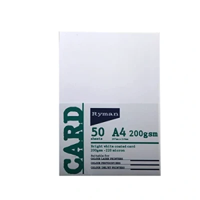 Image of Ryman Card A4 200gsm 50 Sheets
