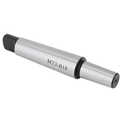 Image of MT3 B18 Drill Chuck Arbor, Keys,Flat Tail Taper Shank Arbor,End Morse Toolholding Connector