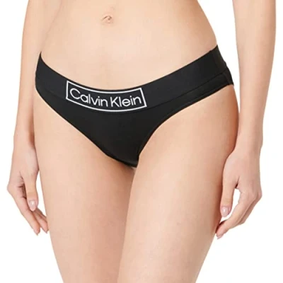 Image of Calvin Klein Underwear Briefs, Women&#039;s, Size: XL, Black