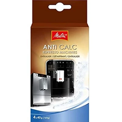 Image of Melitta Powder De scaling, For Automatic Coffee Machines, Capsules and Pods, 4 x 40 g