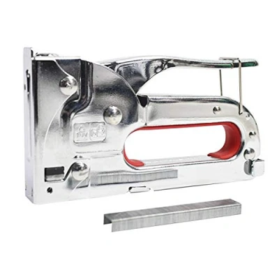 Image of TRIXES Staple Gun Heavy Duty Stainless Steel Metal Staples