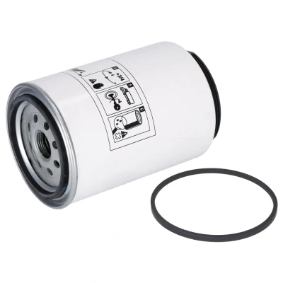 Image of 6298164M1 Fuel Filter FEBI BILSTEIN 26979 Spin on Filter, with water separator seal ring MAN: TGX, DAF: CF 85