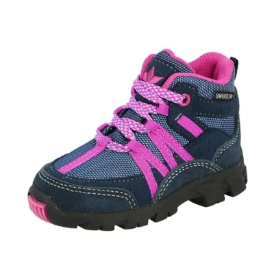 Image of Lico Boy&#039;s Unisex Kids Moritz Tex Snow Boot, Blue Navy Grey Orange, 10 UK Child