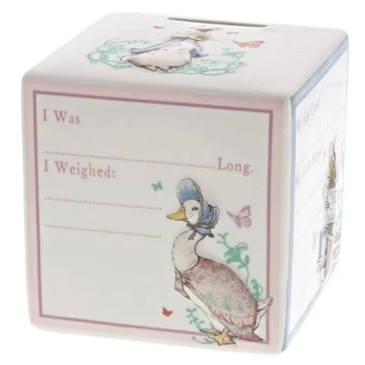 Image of Beatrix Potter Peter Rabb New Baby Money Bank
