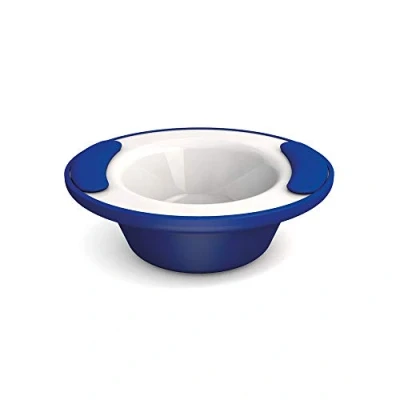 Image of Ornamin keep warm bowl 200 ml Blue melamine (model 203) plate, thermo