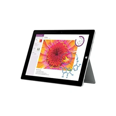 Image of 2015 Microsoft Surface 3 with Intel Atom x7 Z8700 (10.8 inch, 4GB RAM, 128GB SSD) Platinum (Renewed)