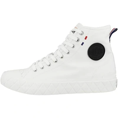 Image of Palladium Unisex Adults Palla Ace CVS Mid Sneaker, White, 9 UK