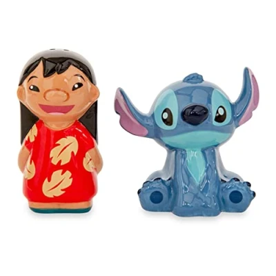 Image of Disney Lilo &amp; Stitch Ceramic Salt and Pepper Shakers Set of 2
