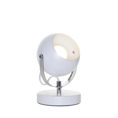 Image of LITECRAFT Table Lamp Eyeball Adjustable Desk Light (White)
