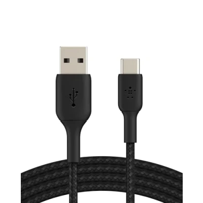 Image of Belkin Boost Charge USB C Braided Cable 2 Meter Black