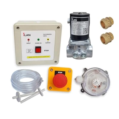 Image of iLAN GAS INTERLOCK SYSTEM MINDER KIT, COMPLETE PACK, INCLUDING SOLENOID VALVE 3/4&quot; (22MM)