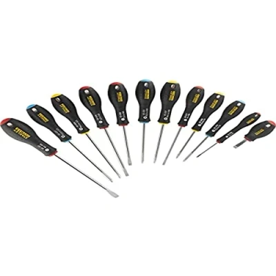 Image of Stanley FatMax Screwdriver Set, 12 Piece, Yellow