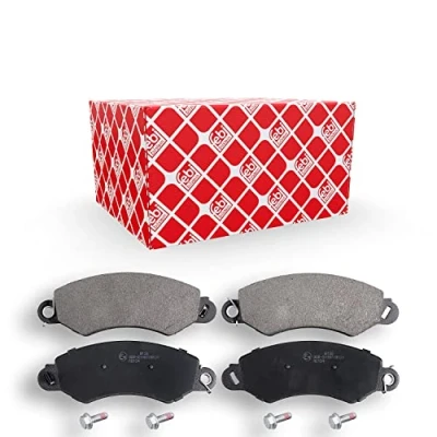 Image of 545990001, 545990027 Brake pad set FEBI BILSTEIN 16966 Front Axle with acoustic wear warning LDV: Maxus Minibus, Platform / Chassis, Van