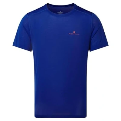 Image of Ronhill Running, Men&#039;s Tech S/S Tee, Dark Colbalt/Flame, Size S