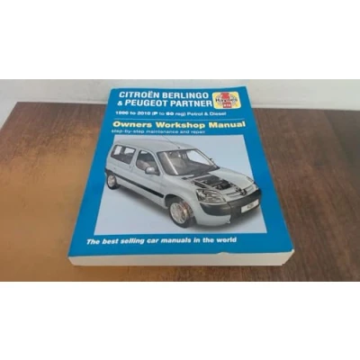 Image of Citroen Berlingo,Peugeot Partner Petrol/Diesel (96 10) Haynes Manual (Paperback)