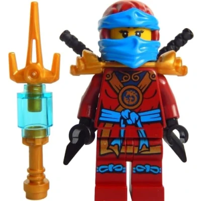 Image of LEGO® Ninjago: Minifigur Deepstone Nya With Weapons