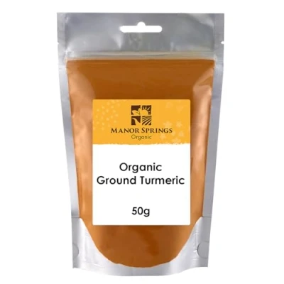 Image of Organic Ground Turmeric 50g by Manor Springs