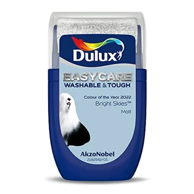 Image of Dulux Easycare Washable &amp; Tough Tester Paint Bright Skies 30 Milligrams,5599878