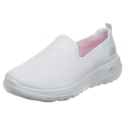 Image of Skechers Women&#039;s Go Walk Joy Sensational Day Sneaker, White Opulent Garden, 4 UK