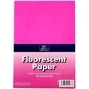 Image of 10 Sheets A4 Fluorescent Pink 80GSM Paper Printer Copier Craft Office Stationery 20+ Colours Available