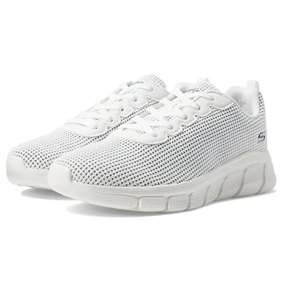 Image of Skechers Women&#039;s BOBS B Flex Visionary Essence, White Knit, 5 UK