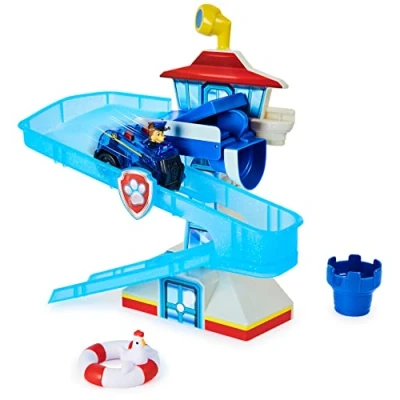 Image of PAW PATROL Adventure Bay Bath Playset with Light up Chase Vehicle, Toy for Kids Aged 3 and