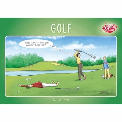Image of Young At Heart, Golf A4 Calendar 2026