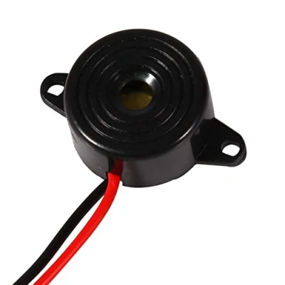Image of 3 24V Electronic Buzzer, Piezo Tone Buzzer 85 to 95 Decibels Cable Length 100mm Widely Used on Computers, Printers, Photocopiers, Alarm, Toys