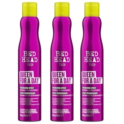 Image of Bed Head by TIGI Queen For a Day Thickening Hair Volume Spray Professional Volumising Products Ideal Fine, Flat And Thin 311ml, Packaging may vary