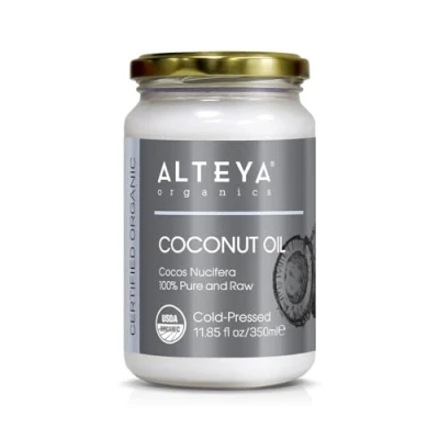 Image of Alteya Organic Extra Virgin Coconut Oil 350ml 100% USDA Certified Pure Natural (Cocos Nucifera)