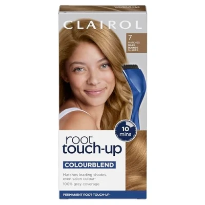 Image of Clairol Root Touch Up Permanent Hair Dye, 7 Dark Blonde