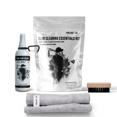 Image of Golf Club Cleaner (236ml) with Brush Cleaning Kit Groove Cleaner/Golf Brush. Iron Cleaner/Club Stocking Stuffers, Eraser