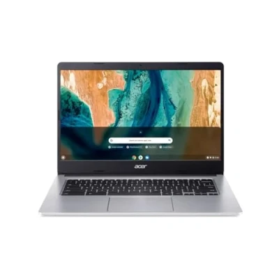 Image of Acer Chromebook 314 CB314 2H Laptop MTK MT8183, 4GB, 128GB eMMC, Integrated Graphics, 14 inch HD, Google Chrome OS, Silver