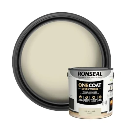 Image of Ronseal One Coat Everywhere Paint Light Sage Matt 2.5L