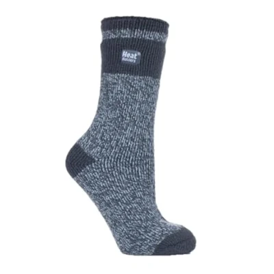 Image of HEAT HOLDERS Ladies Thermal Winter Warm Original Twist Stripe Socks (Kaizen Woman Block Twist)