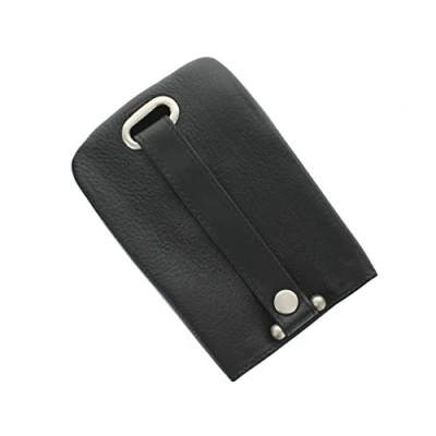 Image of Mala Leather Verve Collection Bell Key Case 581_26 Black