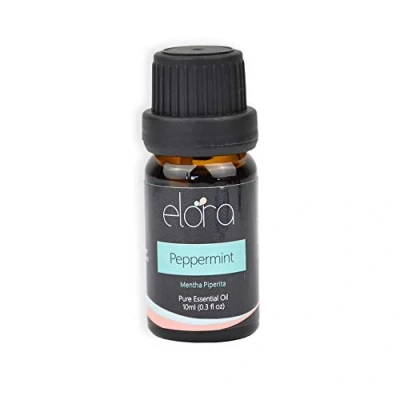 Image of Elora 10ml Peppermint Essential Oil 100% Pure Natural Oils for Diffuser, Humidifier, Aromatherapy, Sleep and Relaxation