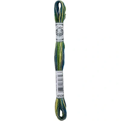 Image of DMC Coloris Embroidery Thread Spring, Cotton, Green