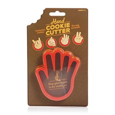 Image of Suck UK Hand Cookie Cutter Cutters for Kids Shape Pastry Dough Baking Accessories Biscuit Tools