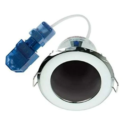 Image of Ovia OVGU315CH &#039;Flameguard&#039; Fire Rated Downlight Fitting GU10 (Polished Chrome)