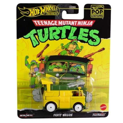 Image of Hot Wheels Pop Culture Teenage Mutant Ninja Turtles Party Wagon HXF04