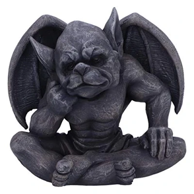 Image of Nemesis Now Laverne Dark Black Grotesque Gargoyle Figurine,13cm
