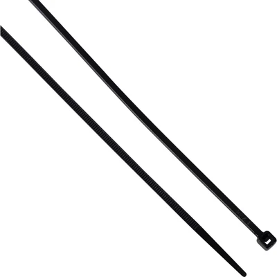 Image of 5x Edison Black Cable Ties 2.5 x 160mm, Pack of 100