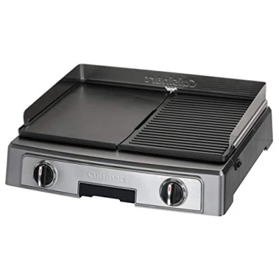 Image of Cuisinart PL50E barbecue barbecues &amp; grill (Tabletop, Black, Stainless steel, Rectangular)
