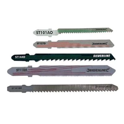 Image of Silverline Jigsaw Blade Set 10pce Wood/Metal