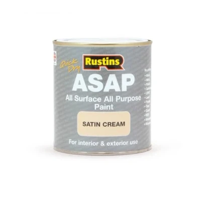 Image of RUSTINS ASAP Paint, Cream, 500 ml (Pack of 1)